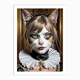 Cat Portrait Art Print