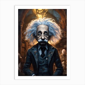 Albert Einstein 2 Art Print