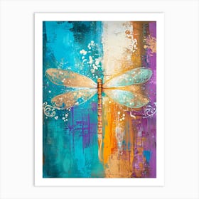 Dragonfly Canvas Art Art Art Print