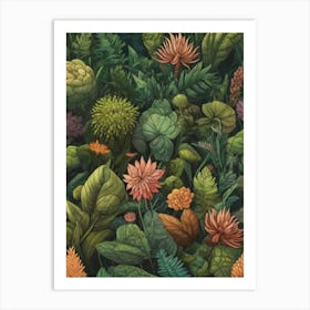 Flora And Fauna Art Print