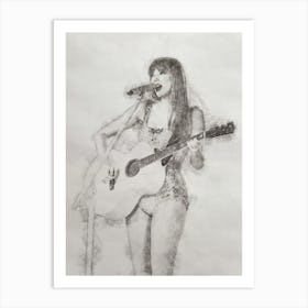 Taylor Swift 3 Art Print