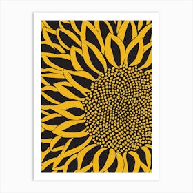 Sunflower Up Close Art Print