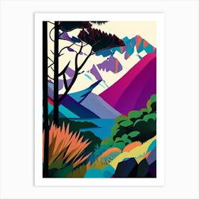 Tierra Del Fuego National Park Argentina Pop Matisse Art Print