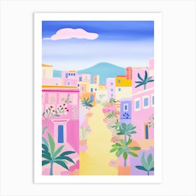 Gaeta, Italy Colourful View 3 Art Print