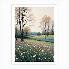 Field Of Flowers Art Print