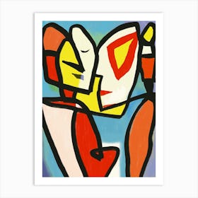 Two people Art Print