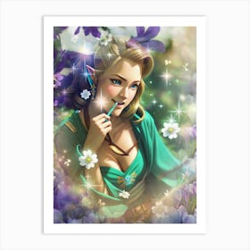 Legend Of Elves Art Print