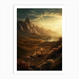 Landscape Hd Wallpapers Art Print