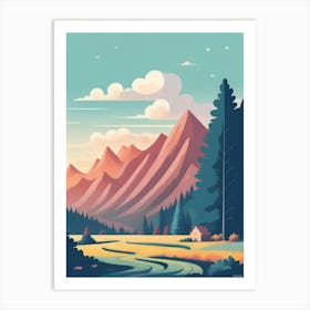 Landscape Painting Art Print