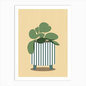 Print 74 Ratio 3x4 Retro Flowerpot Poster Art Print