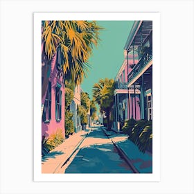 Garden District Retro Pop Art 3 Art Print