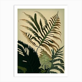 Ruffled Fern Rousseau Inspired Art Print