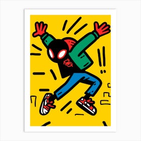 spider man Miles morales Art Print