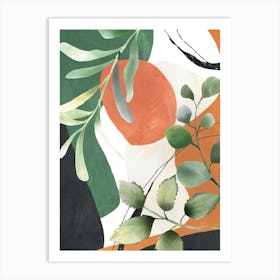 Abstract Botanical Art 1 Art Print