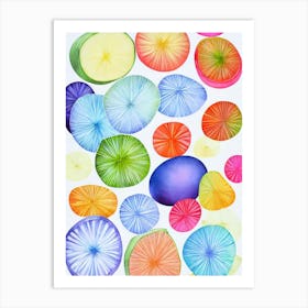 Jicama Marker vegetable Art Print