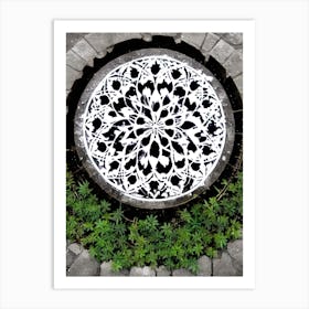 Circular Manhole Cover Art Print