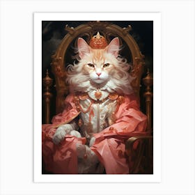 King Cat 3 Art Print