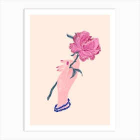 Peony Flower Art Print