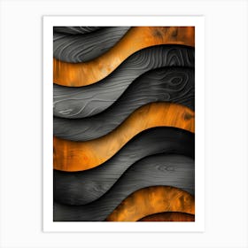 Abstract Wooden Background Photo Art Print