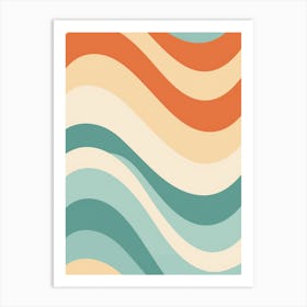 Abstract Wave Pattern 1 Art Print