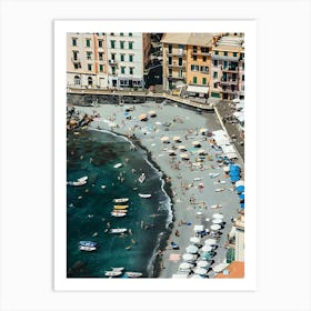 Sanremo Beach Art Print