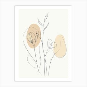 Abstract Floral Painting 6 Art Print