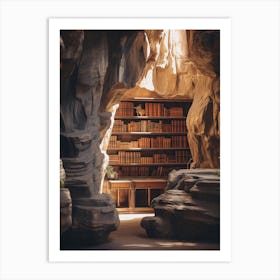 Stone Library Art Print