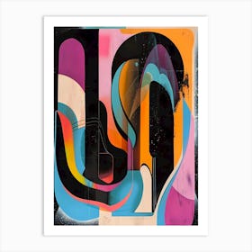 Lu modern abstract Art Print