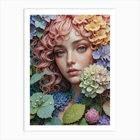 Hydrangea Magic Art Print