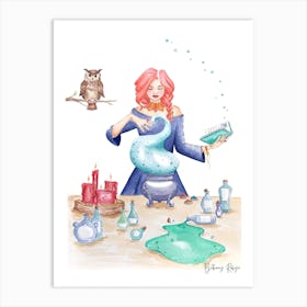 Witches And Potions Art Print