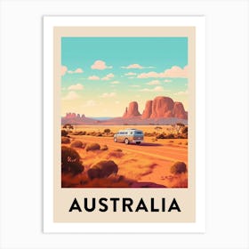 Vintage Travel Poster Australia 5 Art Print