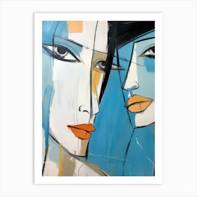 Two Women 2 Art Print