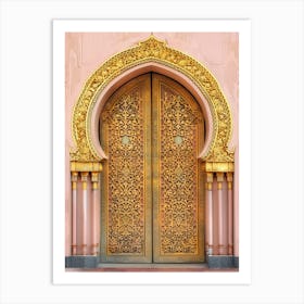 Golden Door Of A Temple Art Print