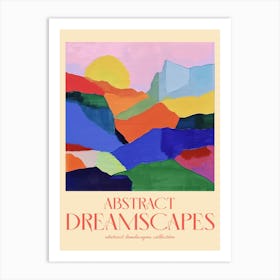 Abstract Dreamscapes Landscape Collection 76 Art Print