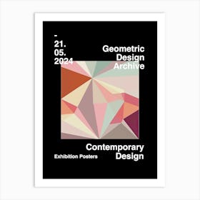 Geometric Design Archive Poster 58 Art Print