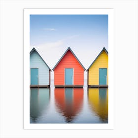 Colorful Houses On The Water 1 Art Print