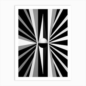 Optical Illusion Abstract Geometric 4 Art Print