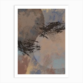 Abstract Painting With Shapes 1 Art Print