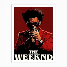 the Weeknd Art Print