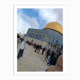 Dome Of The Rock Art Print