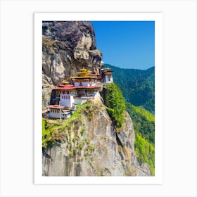 Bhutan Tigers Nest Monastery 1 Art Print