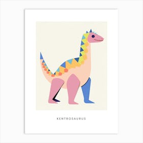 Nursery Dinosaur Art Kentrosaurus 1 Poster Art Print