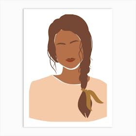 Portrait Of A Woman 9 Art Print