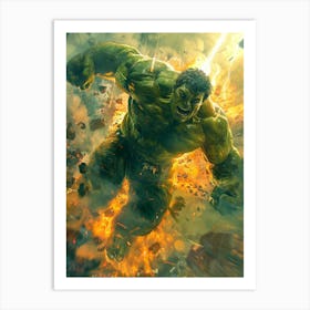 Hulk 12 Art Print