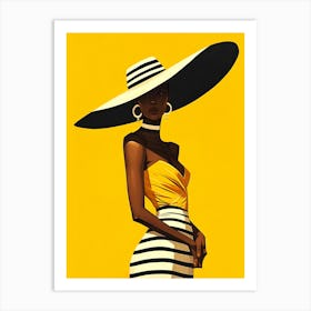 Afro-American Woman 2 Art Print