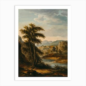 Landscape With Trees Art Print