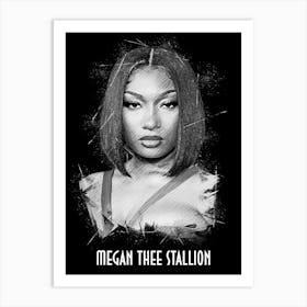 Megan Thee Stallion Art Print