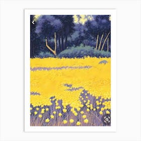 Yellow Dandelions Art Print