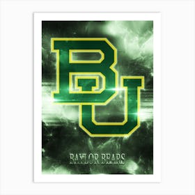 Baylor Bears Art Print