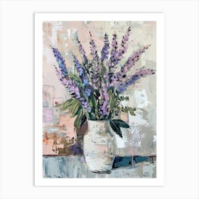A World Of Flowers Lavender 4 Painting Art Print
